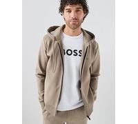 BOSS Green Saggy Full Zip Hoodie Khaki Green - S