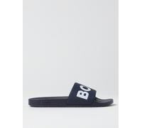 BOSS Aryeh Contrast Logo Sliders, Dark Blue, Size 8, Men Dark Blue