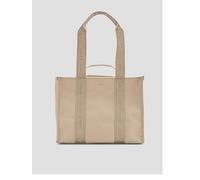 BOSS Sandy Canvas Tote Bag, Beige, Women Beige