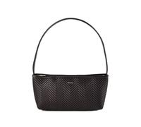 BOSS Sandy chevron-weave leather shoulder bag - Brown OS
