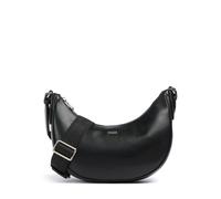 BOSS Sandy | leather Shoulder bag | black