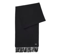 BOSS Scarf For Women In Wool With Rivet With Zesy Logo 50517216 Color Black