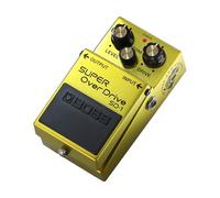 BOSS SD-1-B50A Super Overdrive Pedal | Limited-Edition 50 Year Anniversary Compact Pedal | Metallic Finish, Silver Thumb Screw, Gold-Capped Knobs & 50 Year Anniversary Emblem
