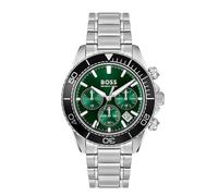 BOSS Sealiner Men's Chronograph Green Dial & Stainless Steel Bracelet Watch