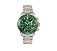 BOSS Mens Sealiner Chronograph Green & Gold Bracelet Watch 1514325