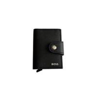Boss Zair Credit card case Leather 7 cm black