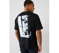 BOSS Section Relaxed Fit Back Print T-Shirt, Black, Size Xl, Men Black