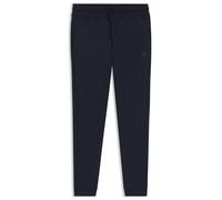 Boss Orange Sestart Mens Cotton-Terry Tracksuit Bottoms With Logo Patch NOS - Dark Blue - Size Large