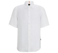 Boss Shirt - Men's Boss Rash 2 Linen Short Sleeve Shirt - 50537382 - BNWT