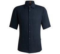 Boss Rash 2 10267858 01 Short Sleeve Shirt Grey M Men