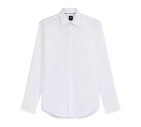 Boss Men's H Joe Kent Long Sleeve Oxford Shirt 17 inch White