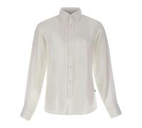 Hugo Boss Relegant 10267858 Shirt – Long Sleeve Linen, White, XL (Men)