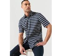 Boss Rash 10277645 Short Sleeve Shirt Blue M Men