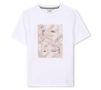 Boss - Short-sleeved Cotton T-shirt - White - Boy - 12 Years
