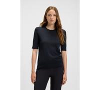 BOSS Short-sleeved sweater in merino wool - Style Farbella, 50544996 Dark Blue XXL