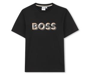 Boss - Short-sleeved T-shirt - Black - Boy - 5 Years