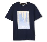 Boss - Short-sleeved T-shirt - Navy - Boy - 14 Years