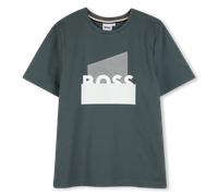 Boss J52978 Short Sleeve T-shirt Grey 8 Years Boy