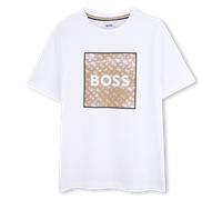 Boss - Short-sleeved T-shirt - White - Boy - 6 Years