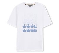 Boss - Short-sleeved T-shirt - White - Boy - 6 Years