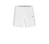 BOSS Shorts Aus Baumwoll-Mix Mit Paspeln White