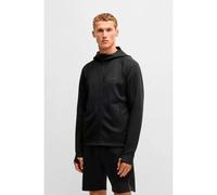Hooded Sweatshirt with Zip - male - Boss - Light Jackets - Black - L - Jackets L
