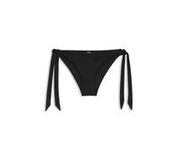 BOSS Side-tie bikini bottoms with logo trim - Style BRIEF_BOSS CODES, 50561265 Black