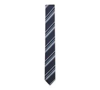 BOSS Silk-blend tie with diagonal-stripe jacquard - Style H-TIE CM6 262, 50566655 Blue stripes pcs.