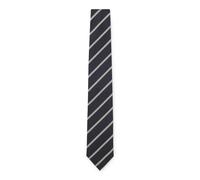 BOSS Silk-blend tie with diagonal stripe - Style H-TIE CM 7.5 253, 50555934 Green stripes pcs.