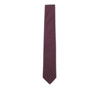 BOSS Silk-blend tie with dot pattern - Style H-TIE CM 7.5 253, 50555923 Dark Red pcs.