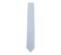 BOSS Silk-blend tie with jacquard-woven pattern - Style H-TIE CM 7.5 262, 50560857 Light Blue pcs.