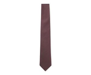 BOSS Silk jacquard tie with a micro pattern - Style L-TIE CM 7,5 - 223, 50571426 Dark Red pcs.