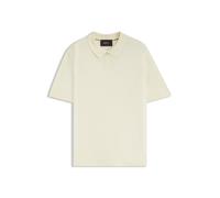 BOSS Silk knit polo with ribbed structure - Style L-Lagone, 50565532 Light Yellow XXL