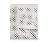 BOSS Silk pocket square with printed pattern - Style H-POCKET SQ. ONE, 50566957 White Patterned pcs.
