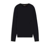 BOSS Silk sweater with Prince of Wales check structure - Style L-Intenso, 50543228 Dark Blue XXL