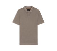 BOSS Silk-wool polo shirt with mother-of-pearl buttons - Style L-Perry 113, 50553161 Brown XXXL