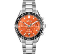 Boss Silver Mens Chronograph Watch Runner 1514162