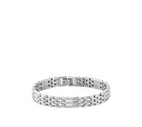 BOSS Silver-tone cuff with multi-link design - Style WESLEY, HB1580812 Silver tone pcs.