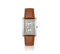 BOSS Silver-tone watch with textured skeleton dial - Style PRINCIPLE DRESS MULTI, 58733286 Brown pcs.
