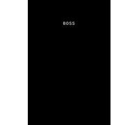 Boss: Simple black notepad. The black notebook that says who you are.