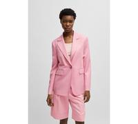 BOSS Single-breasted blazer with notch lapels - Style C_Jasolina, 50546215 light pink 8