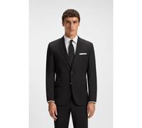 BOSS Single-breasted jacket in a wool blend - Style H-Jasper-MM-C-224, 50479998 Black 46L