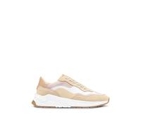 BOSS Skylar_Runn_mxth, Women Sneaker, Medium Beige,