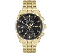 BOSS Skytraveller 1514152 - Man - 44 mm - Analogue - Quartz - Mineral Glass Black 22 mm