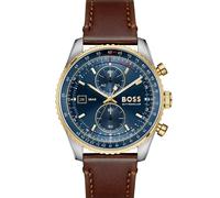 BOSS Skytraveller 1514346 - Man - 43 mm - Analogue - Quartz - Sapphire Glass Black 43 mm