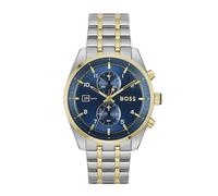 BOSS Chronograph Quartz Watch for Men SKYTRAVELLER Collection with Two-Tone Stainless Steel Bracelet - 1514247