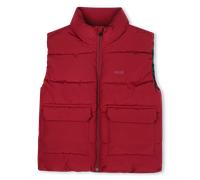 Boss - Sleeveless Down Jacket - Dark Red - Boy - 12 Years
