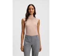 BOSS Sleeveless top in merino wool with mock neckline - Style Fipini, 50544998 light pink L