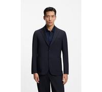 BOSS Slim-fit blazer in a washable wool blend - Style P-Hanry-WG-253, 50556757 Dark Blue 40L