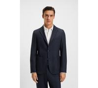 BOSS Slim-fit blazer in brushed stretch flannel - Style P-Hanry-J-WG-252, 50551528 Dark Blue 40L